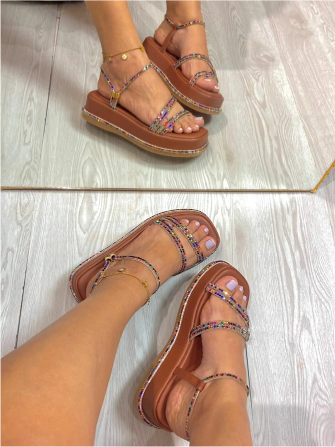 Sandália Flatform Vitoria