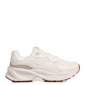 Tênis Branco Jogging Recortes