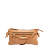 Bolsa Tiracolo Mini Couro Caramelo