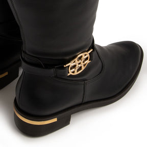 Bota Preta Montaria Medalha