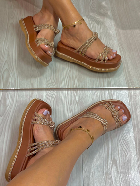 Sandália Flatform Elisa - Compre 1 e Leve 2