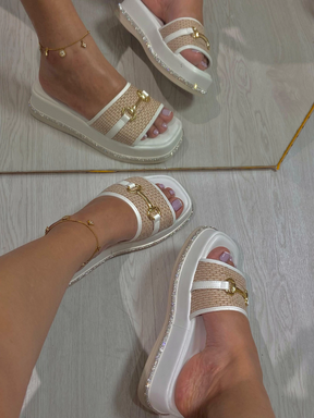Sandália Flatform Yasmin