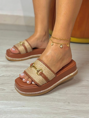 Sandália Flatform Yasmin